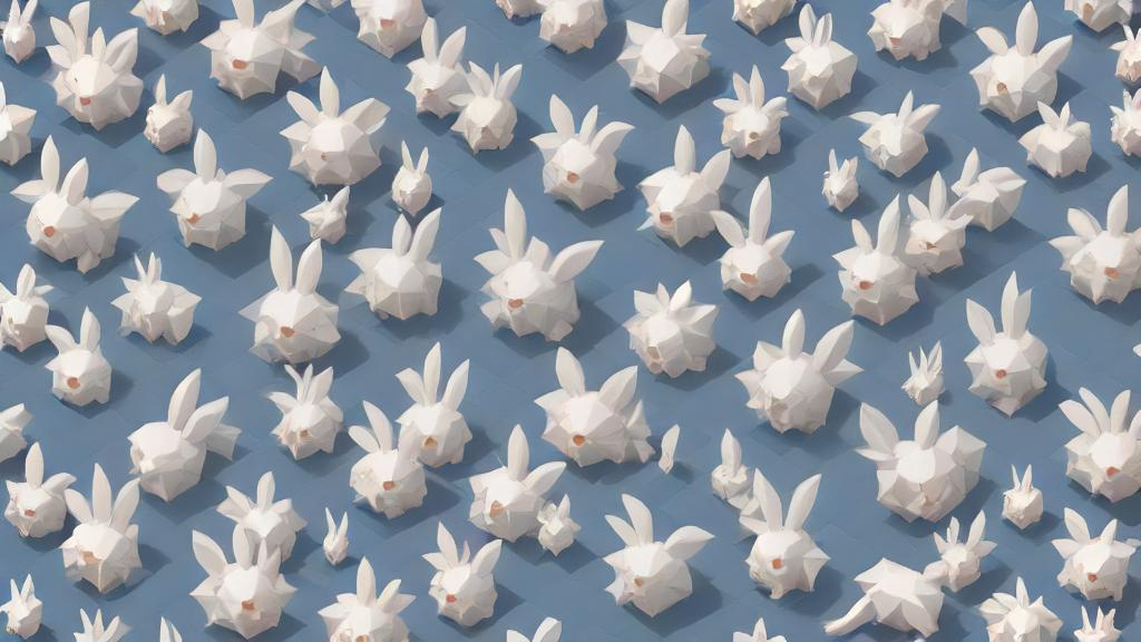 rabbits in the sky